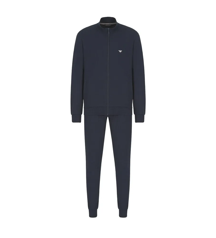 Pijama con sudadera marino