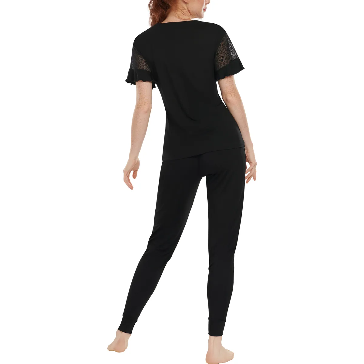 Pijama pantalón top mangas cortas Smooth  Cheek