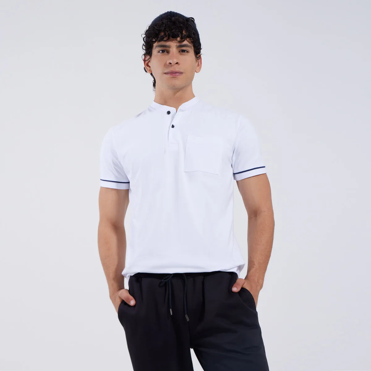 Polo Con Cuello Mao