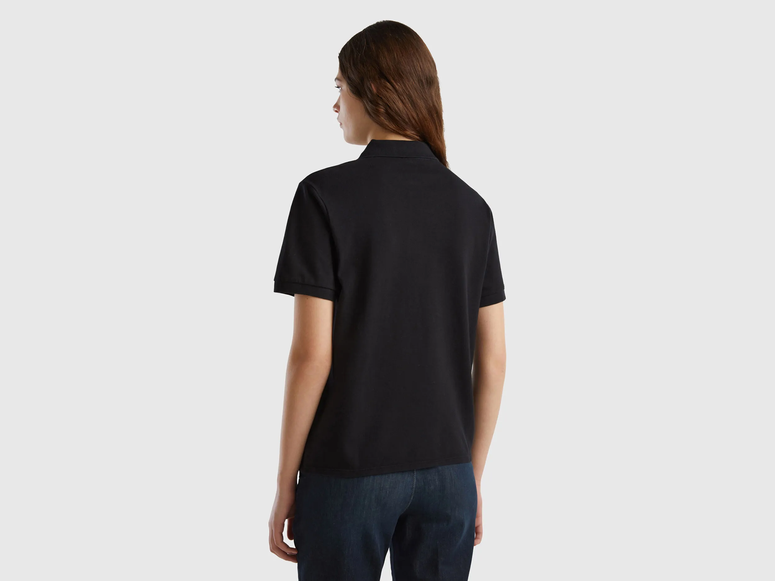 Polo de algodón orgánico elástico