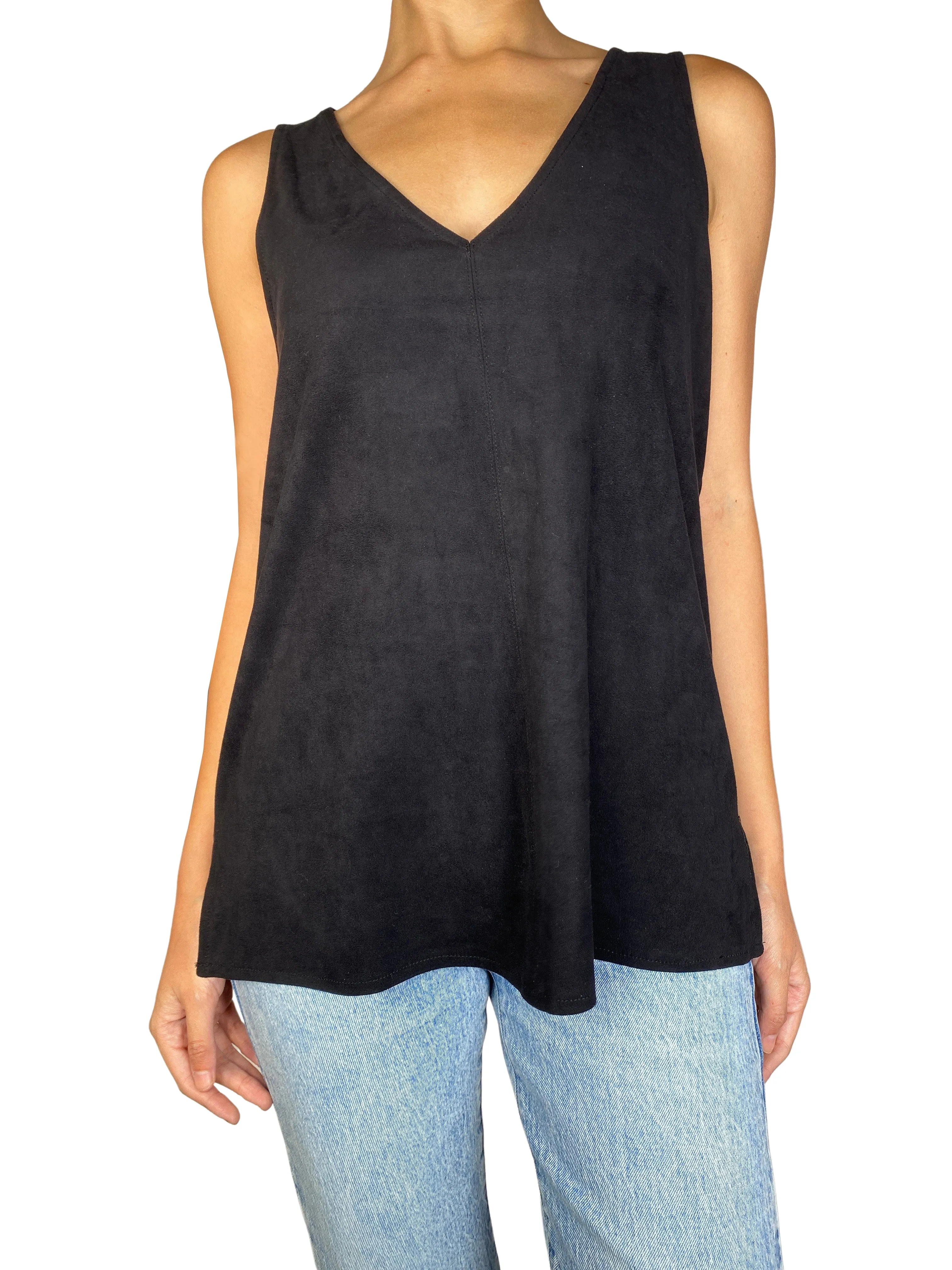SANCTUARY Polera Cuello V Sin Mangas