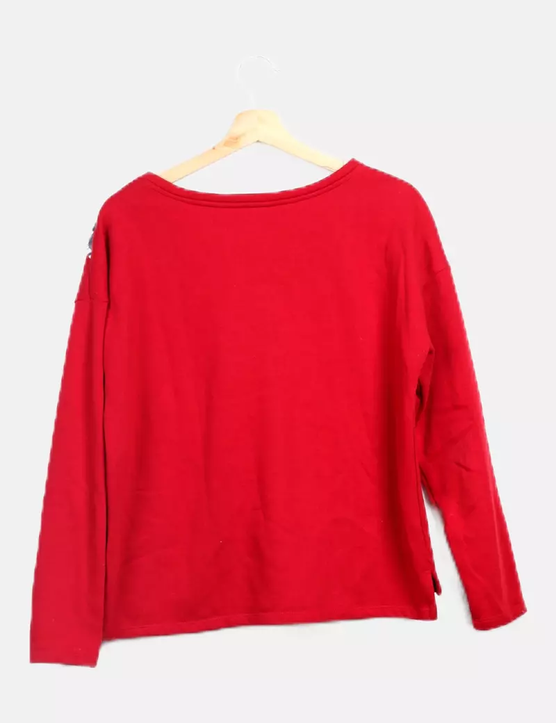 Springfield Sudadera roja casual