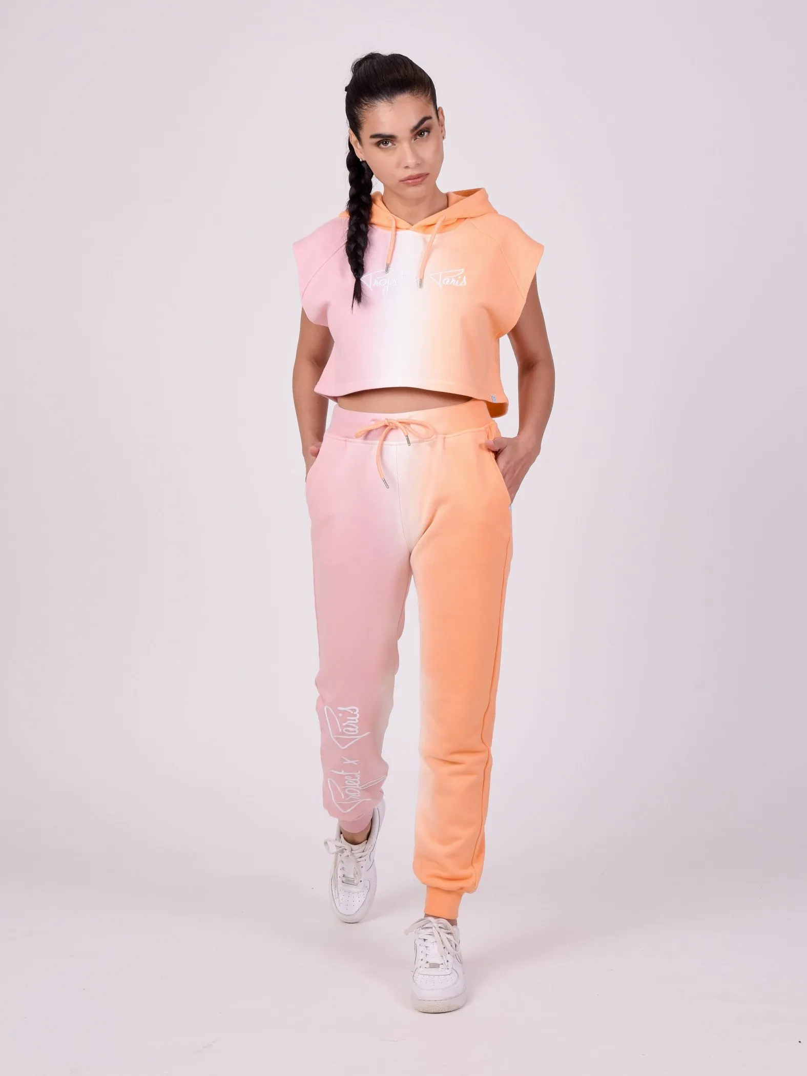 Sudadera sin mangas degradada