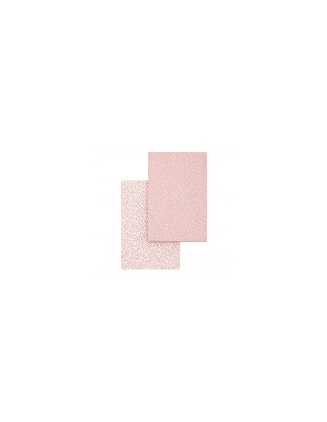 Sábana bajera pack 2 Minicuna Forest rosa de Cambrass