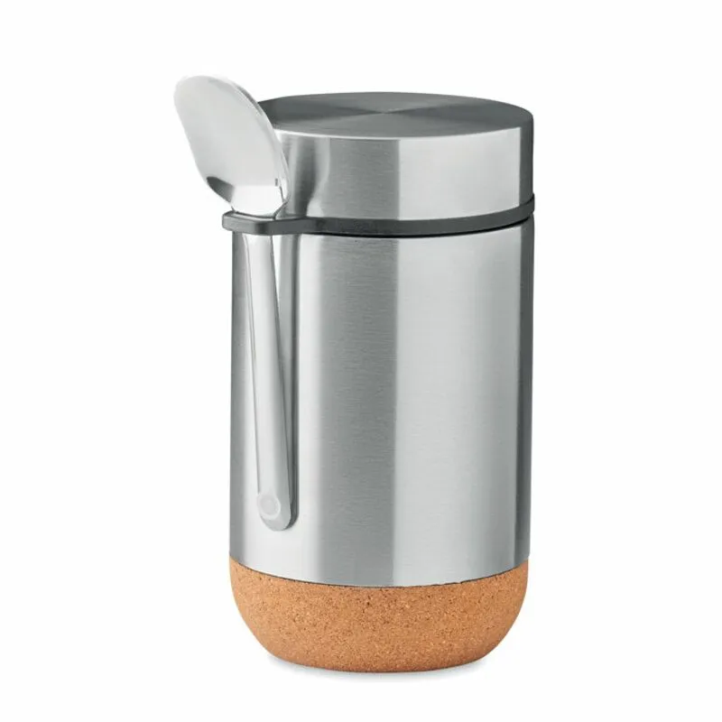 Termo fiambrera promocional con cuchara de 400 ml. Betna