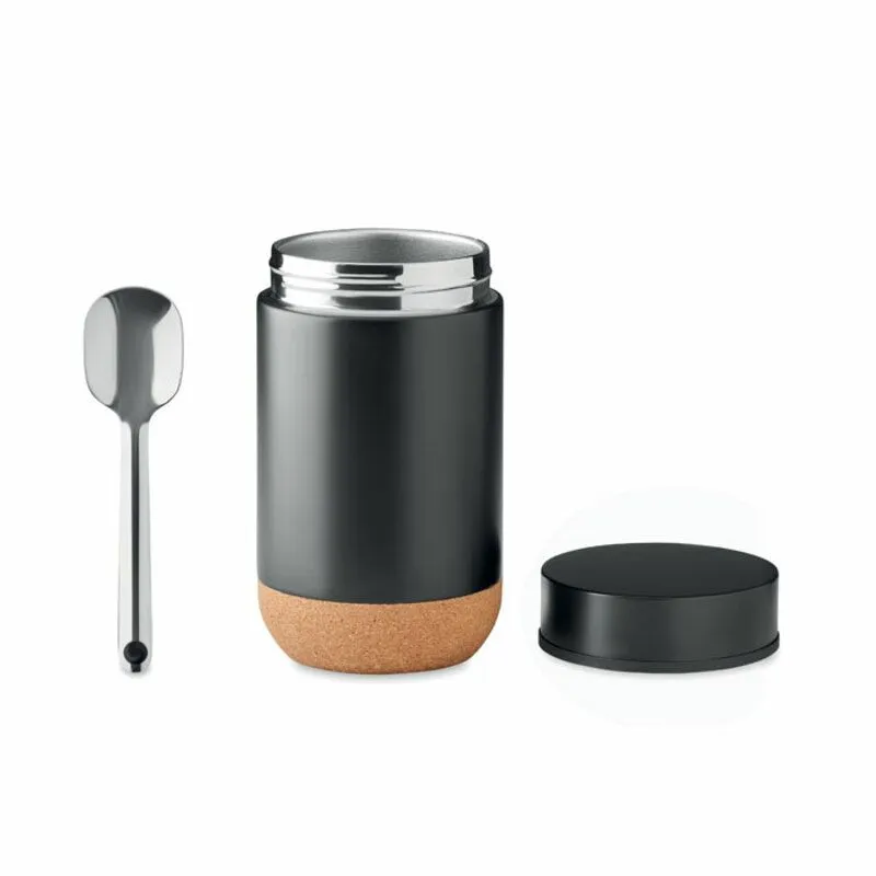Termo fiambrera promocional con cuchara de 400 ml. Betna