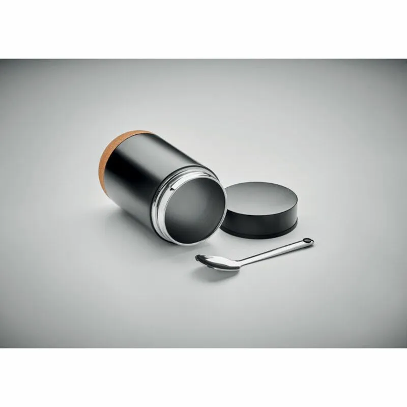 Termo fiambrera promocional con cuchara de 400 ml. Betna
