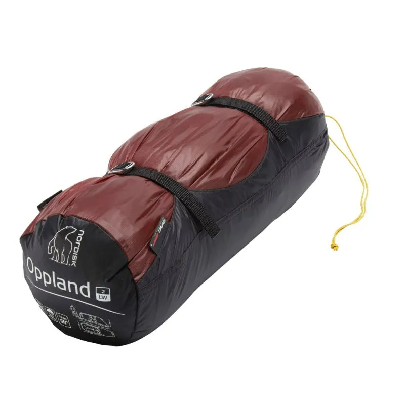 Tienda NORDISK Oppland 2 LW Tienda Alu Rojo (Burnt Red)