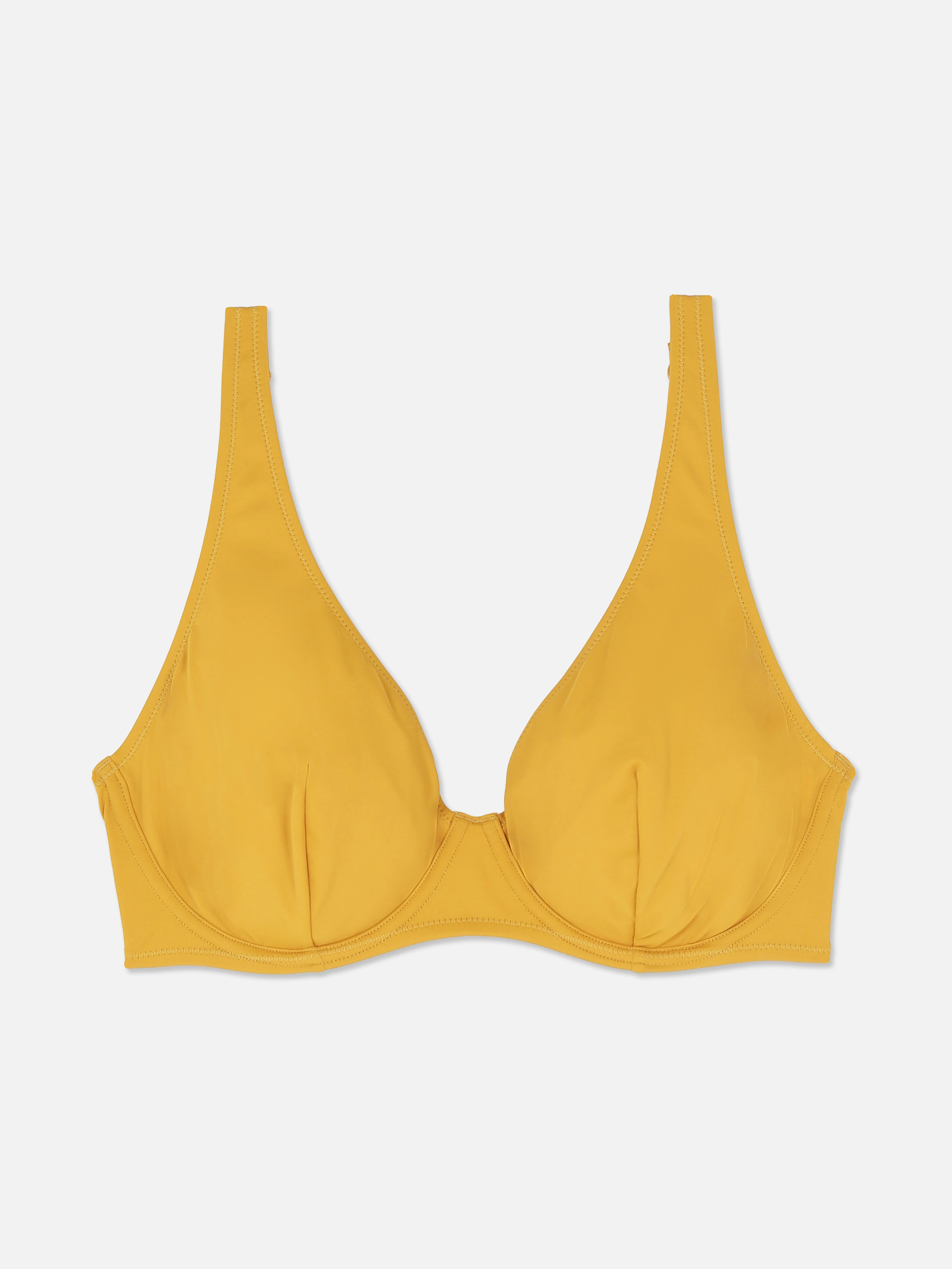 Top de bikini con aros