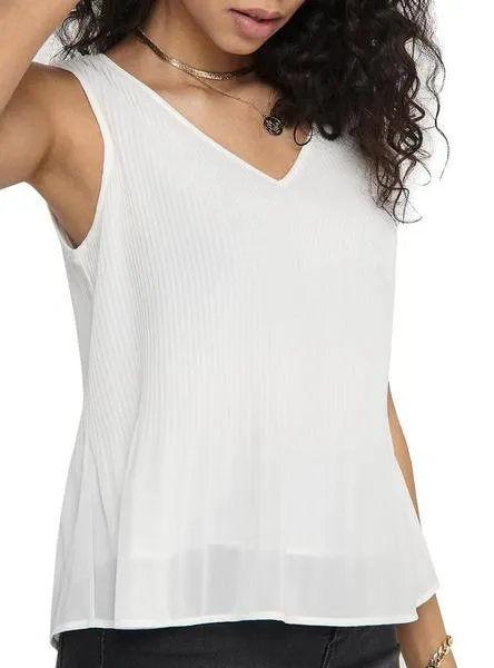 top only lirena blanco para mujer