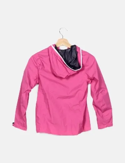 Tribord Chaqueta rosa detalle capucha