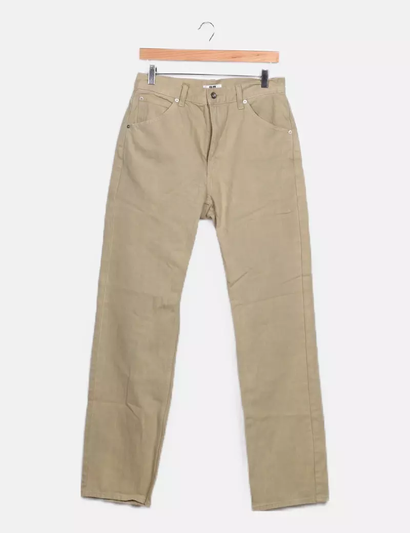 UNIQLO Pantalón casual khaki