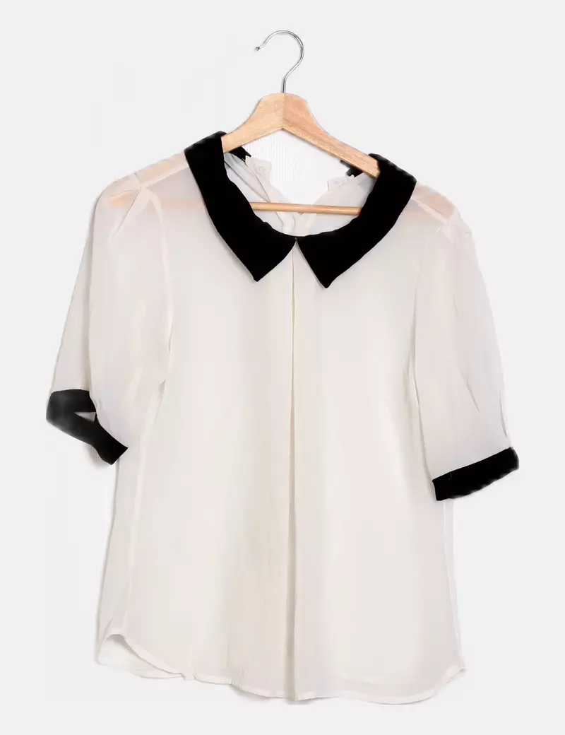Vero Moda Blusa bicolor combinada
