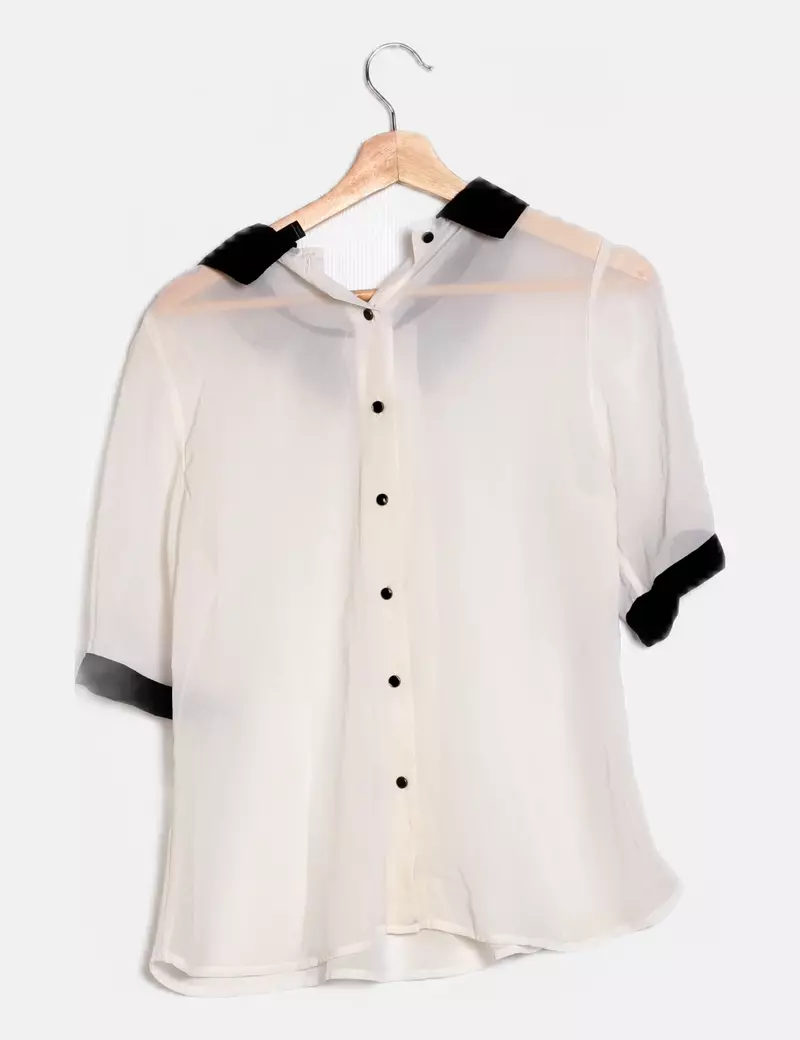 Vero Moda Blusa bicolor combinada