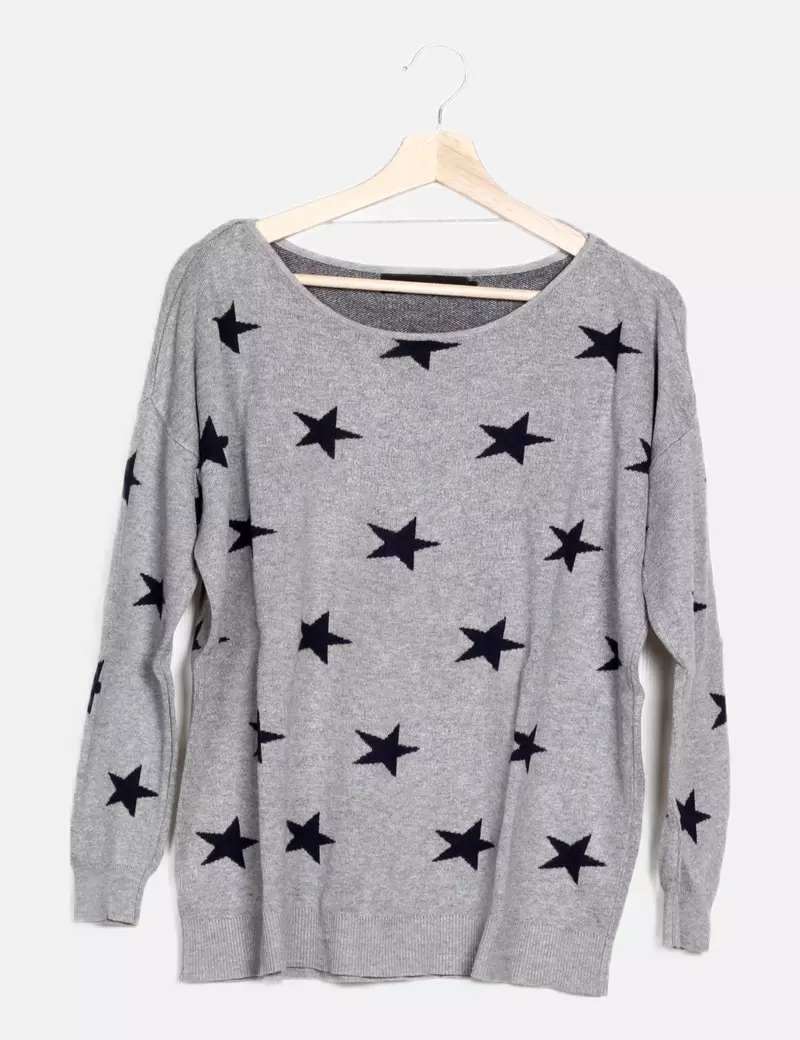Vero Moda Jersey gris estampado