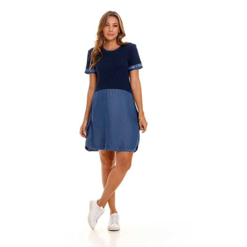 Vestido Corto Para Mujer Girbaud
