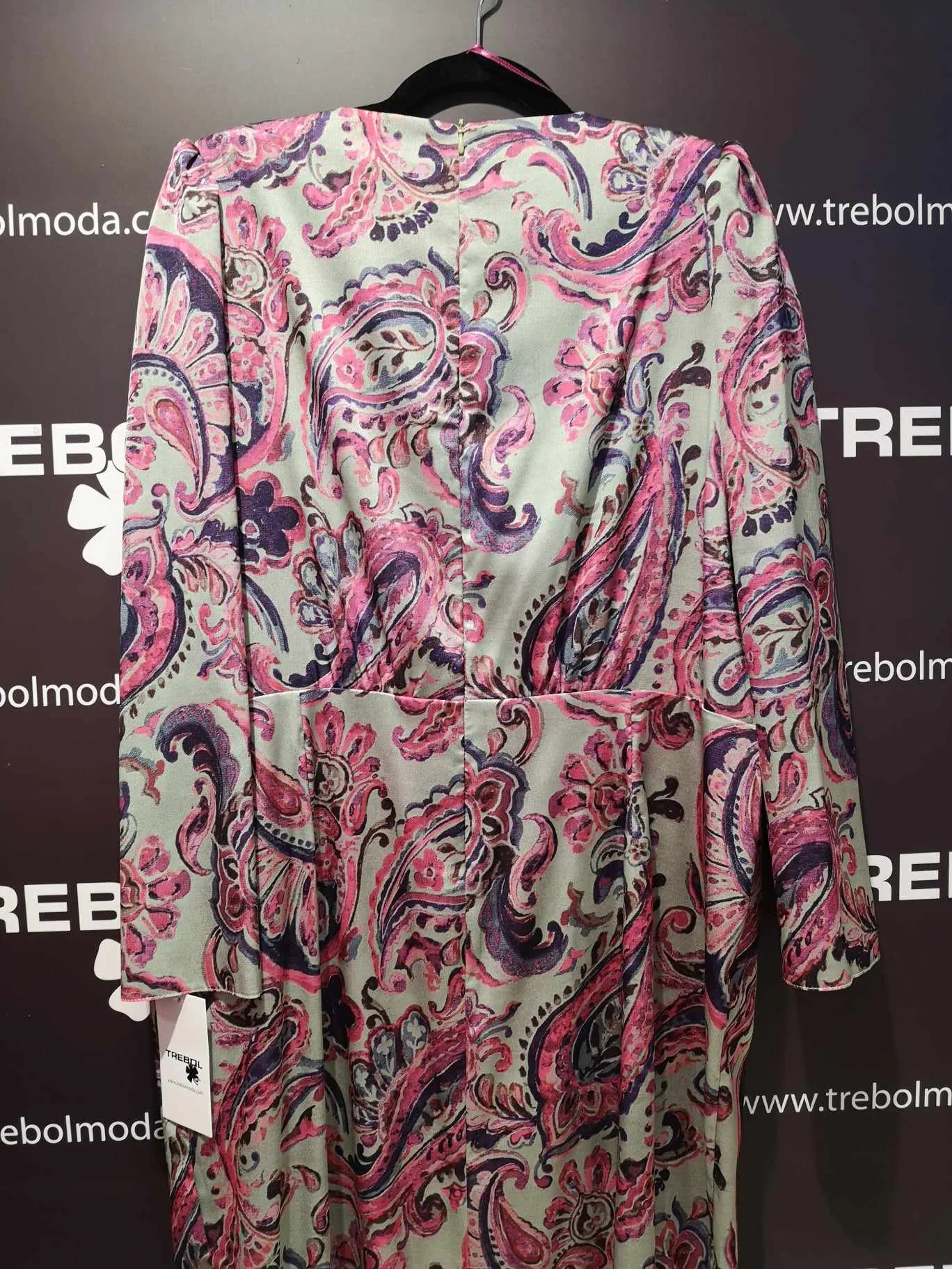 Vestido estampado paisley