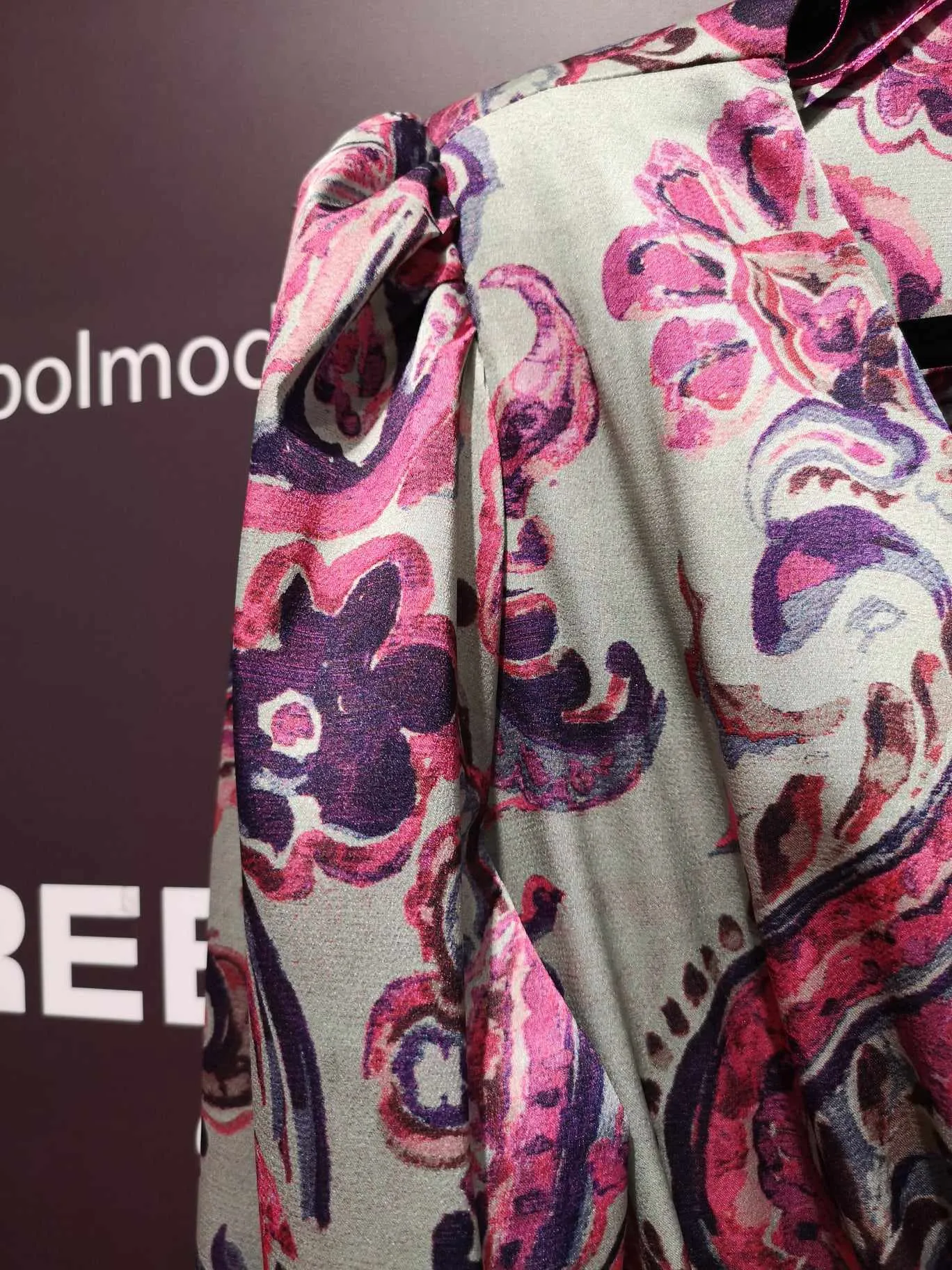 Vestido estampado paisley