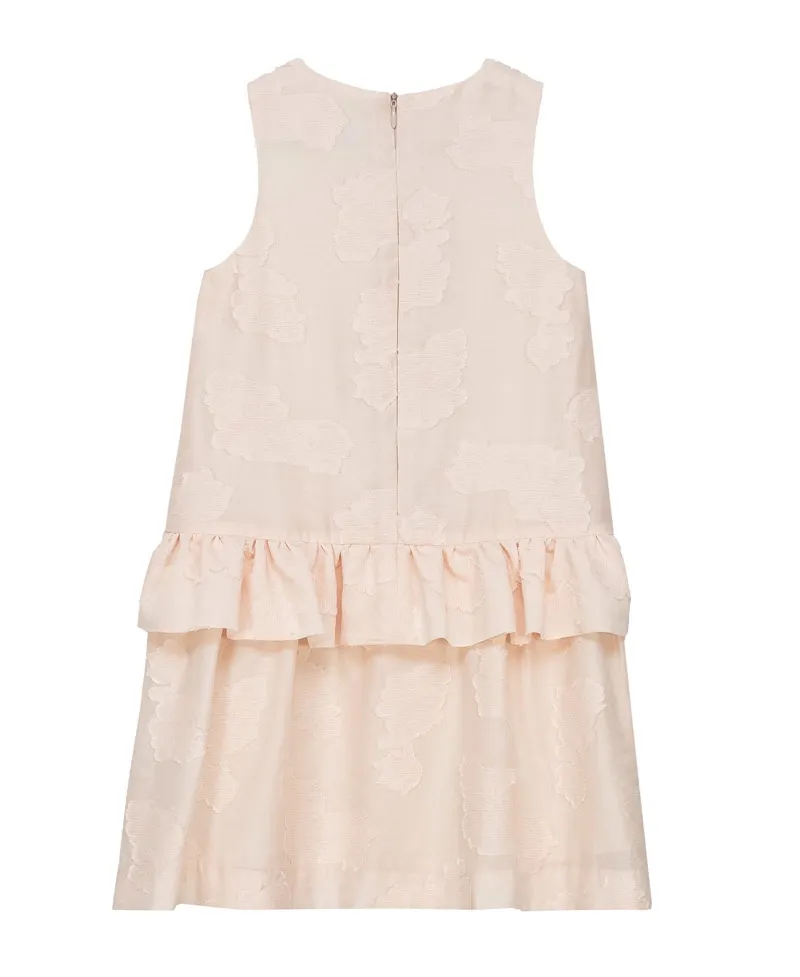Vestido Niña TARTINE ET CHOCOLAT Nude Gasa Bordada