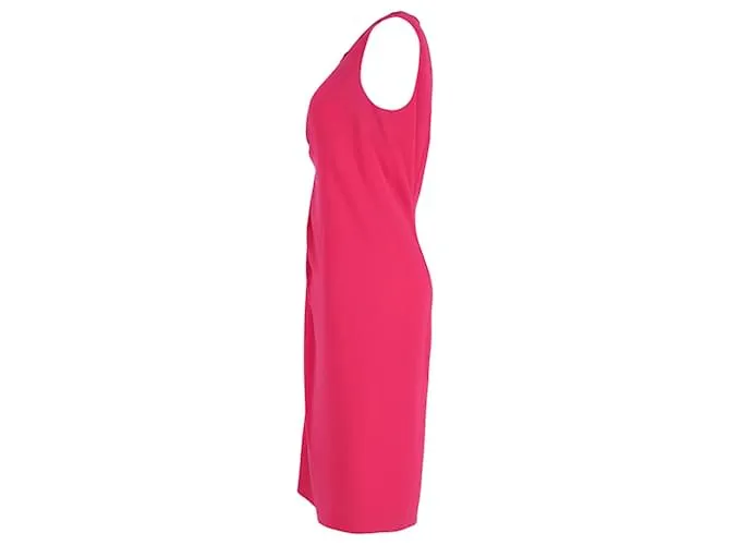 Vestido sin mangas fruncido Joseph en acetato rosa 