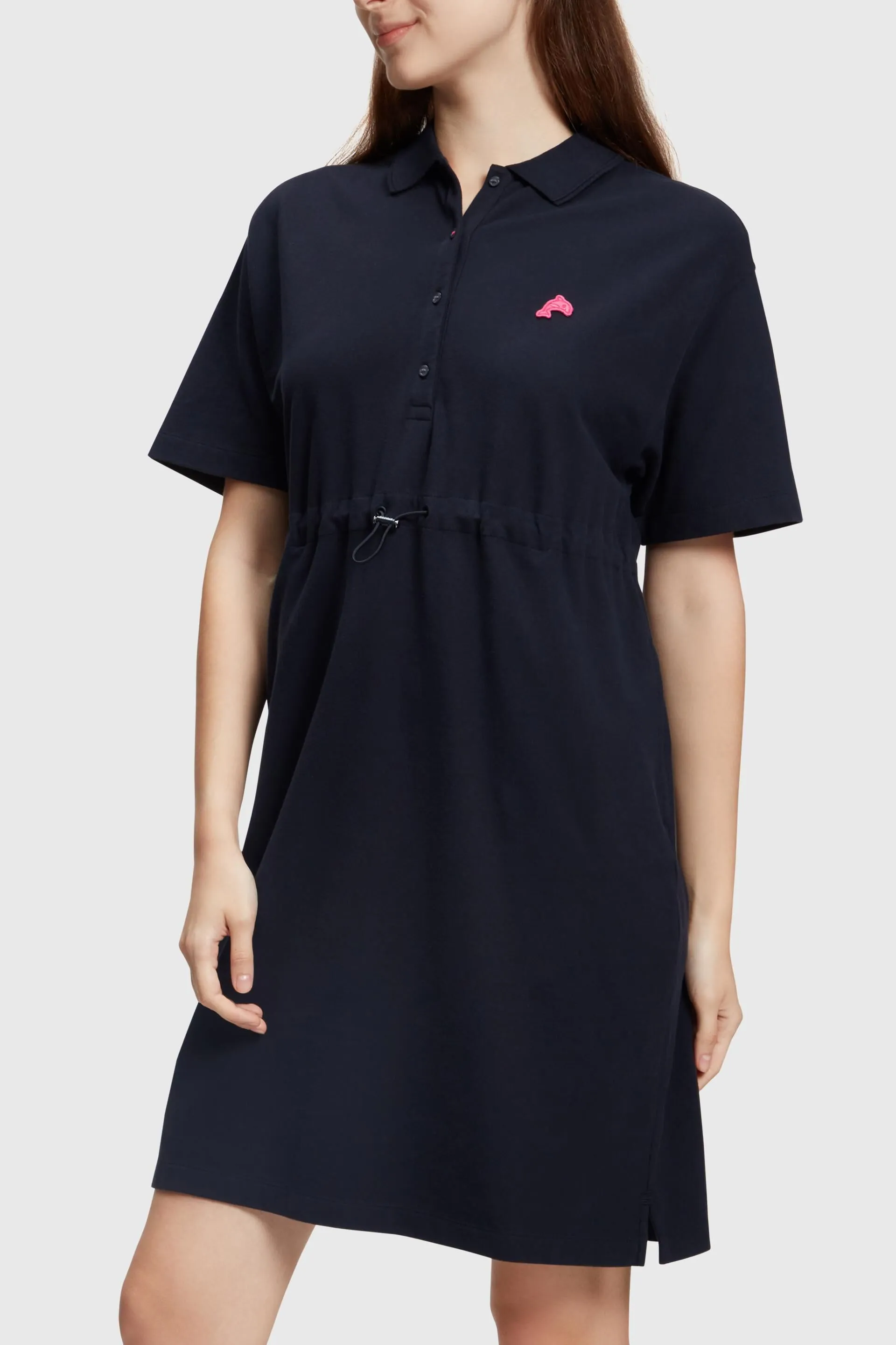 Vestido tipo polo plisado Dolphin Tennis Club