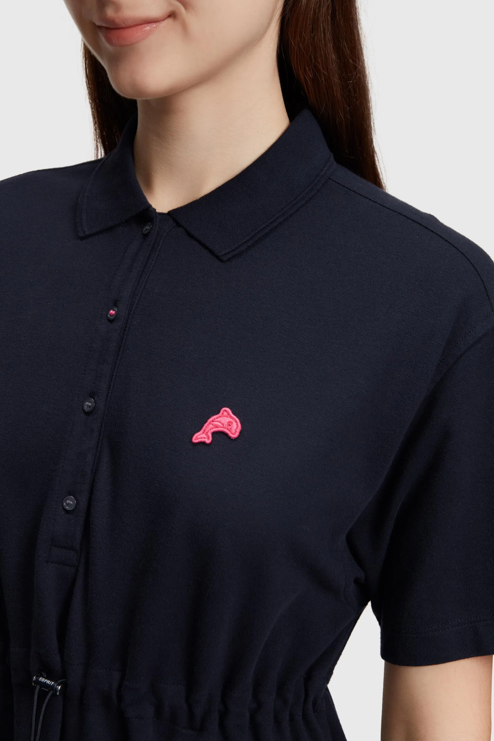 Vestido tipo polo plisado Dolphin Tennis Club