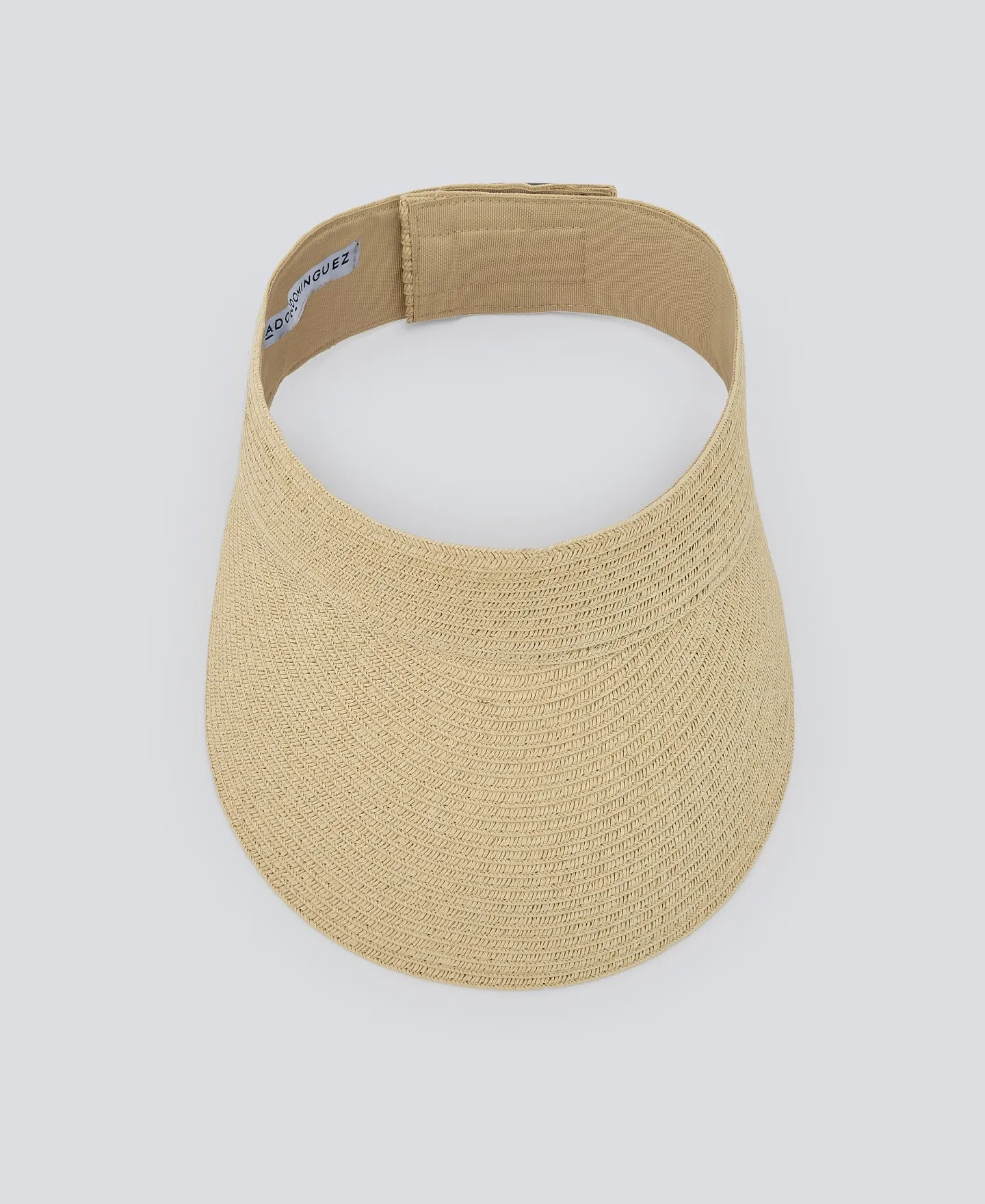 Visera efecto rafia mujer