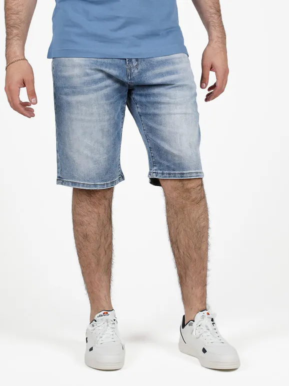Y.Two pantalones cortos de mezclilla para hombres