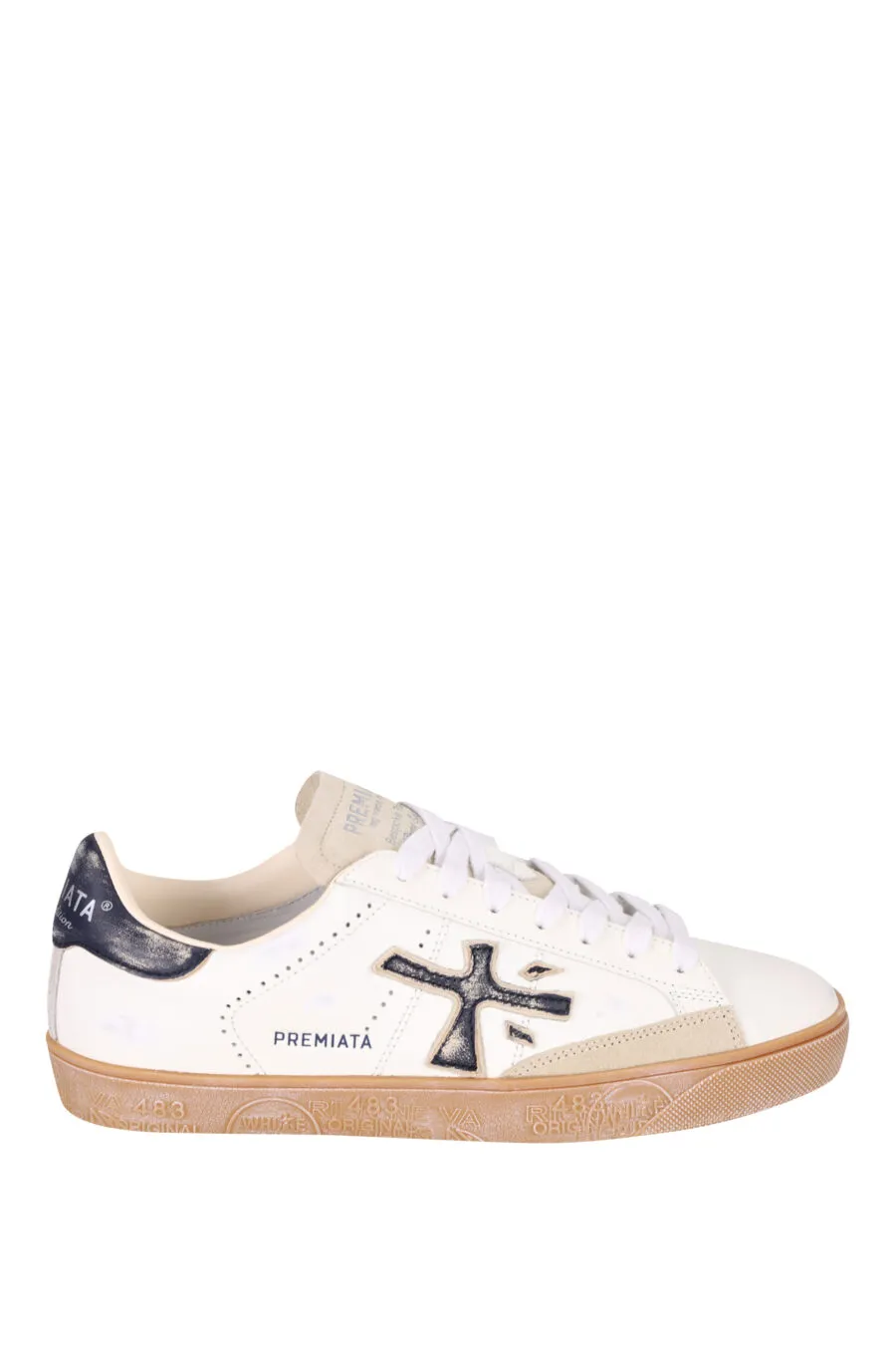 Zapatillas blancas logo negro 