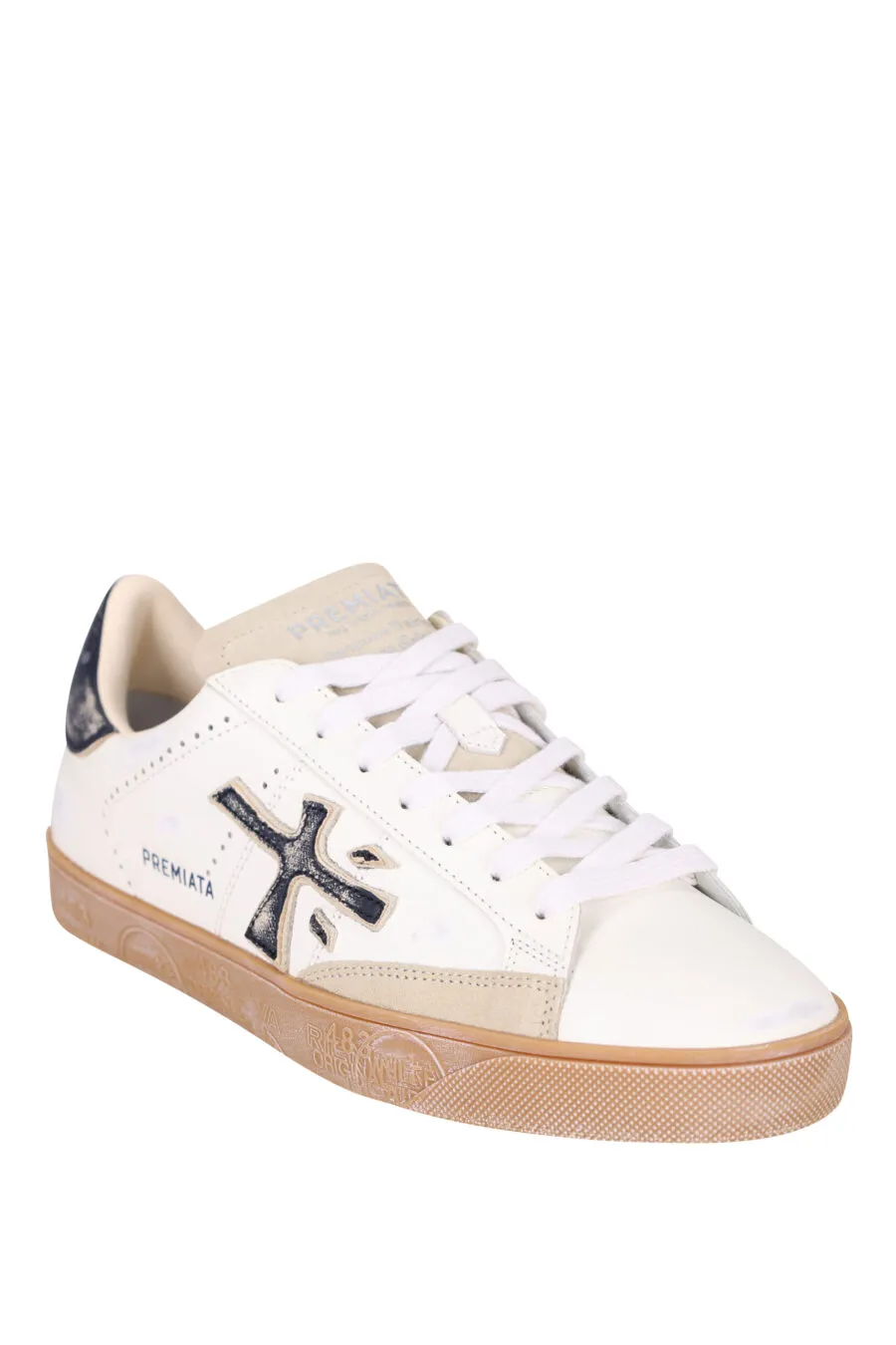 Zapatillas blancas logo negro 