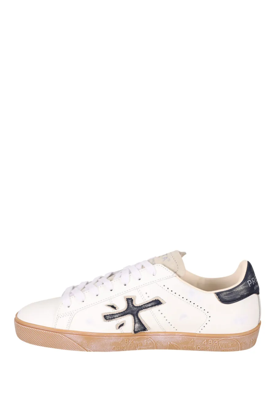 Zapatillas blancas logo negro 