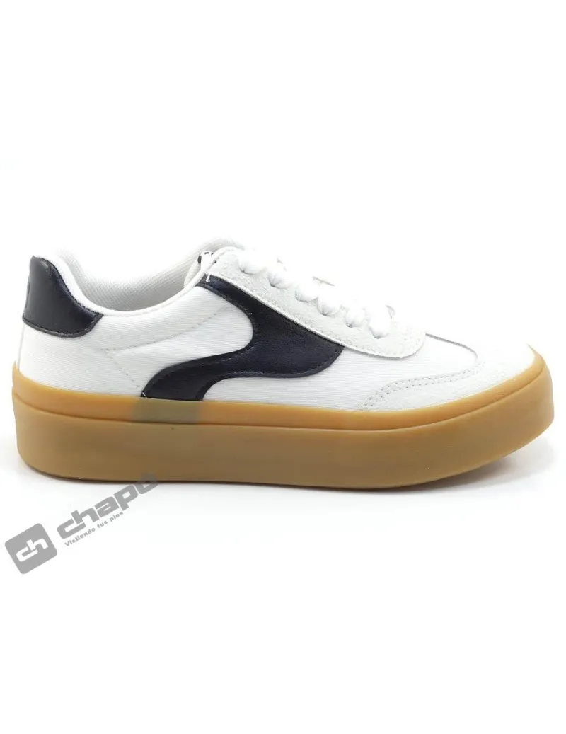 Zapatillas Deportiva Blanco Mustang 60541