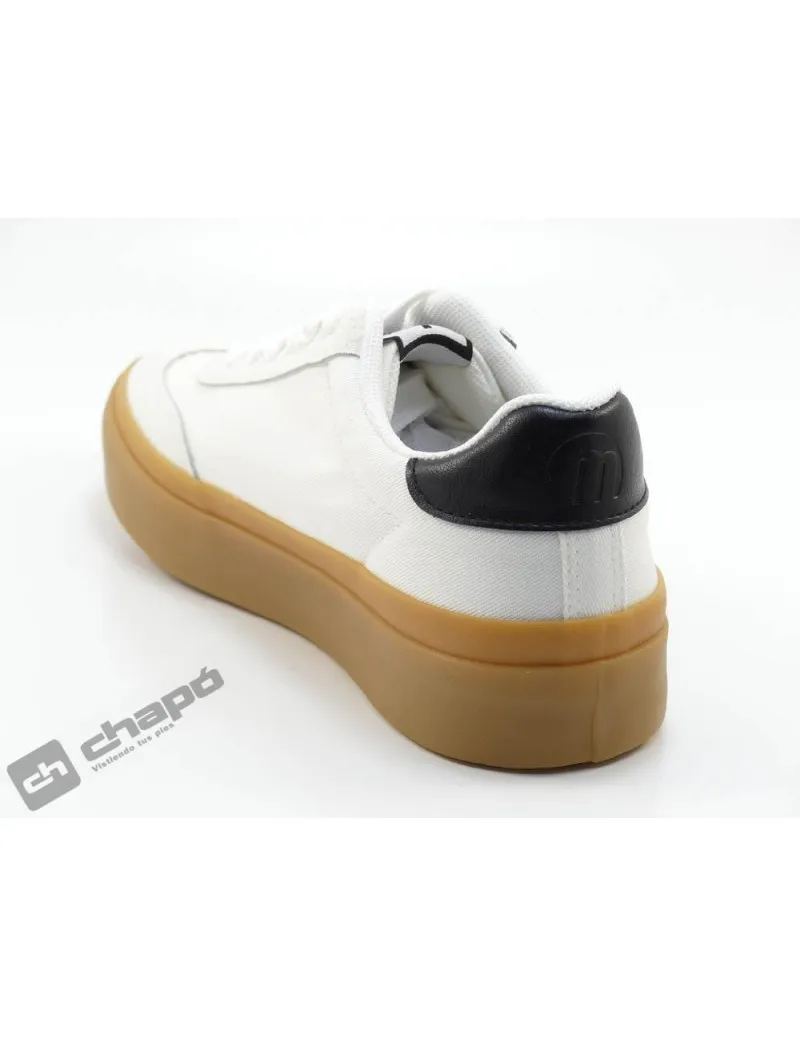 Zapatillas Deportiva Blanco Mustang 60541