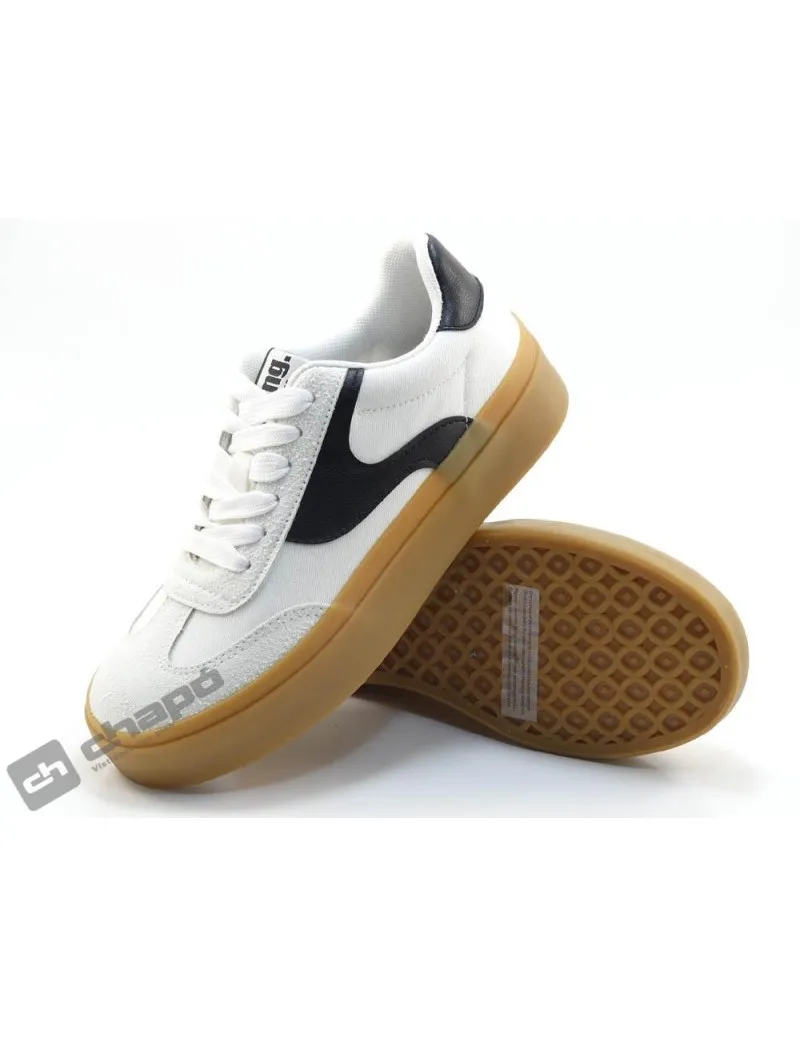 Zapatillas Deportiva Blanco Mustang 60541