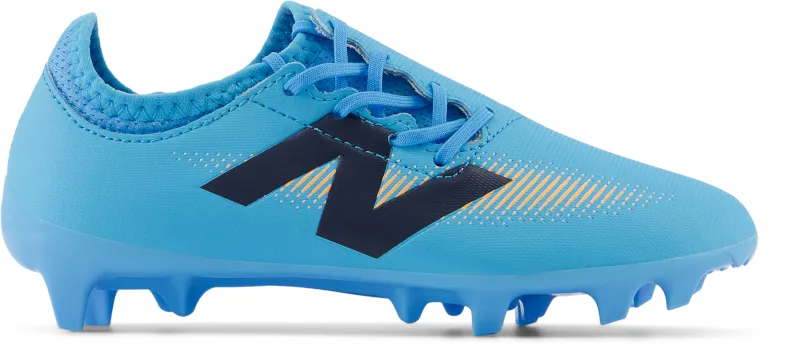Zapatos Fútbol Niño New Balance Furon Dispatch JNR FG V7+ Celeste