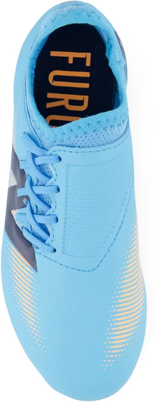 Zapatos Fútbol Niño New Balance Furon Dispatch JNR FG V7+ Celeste