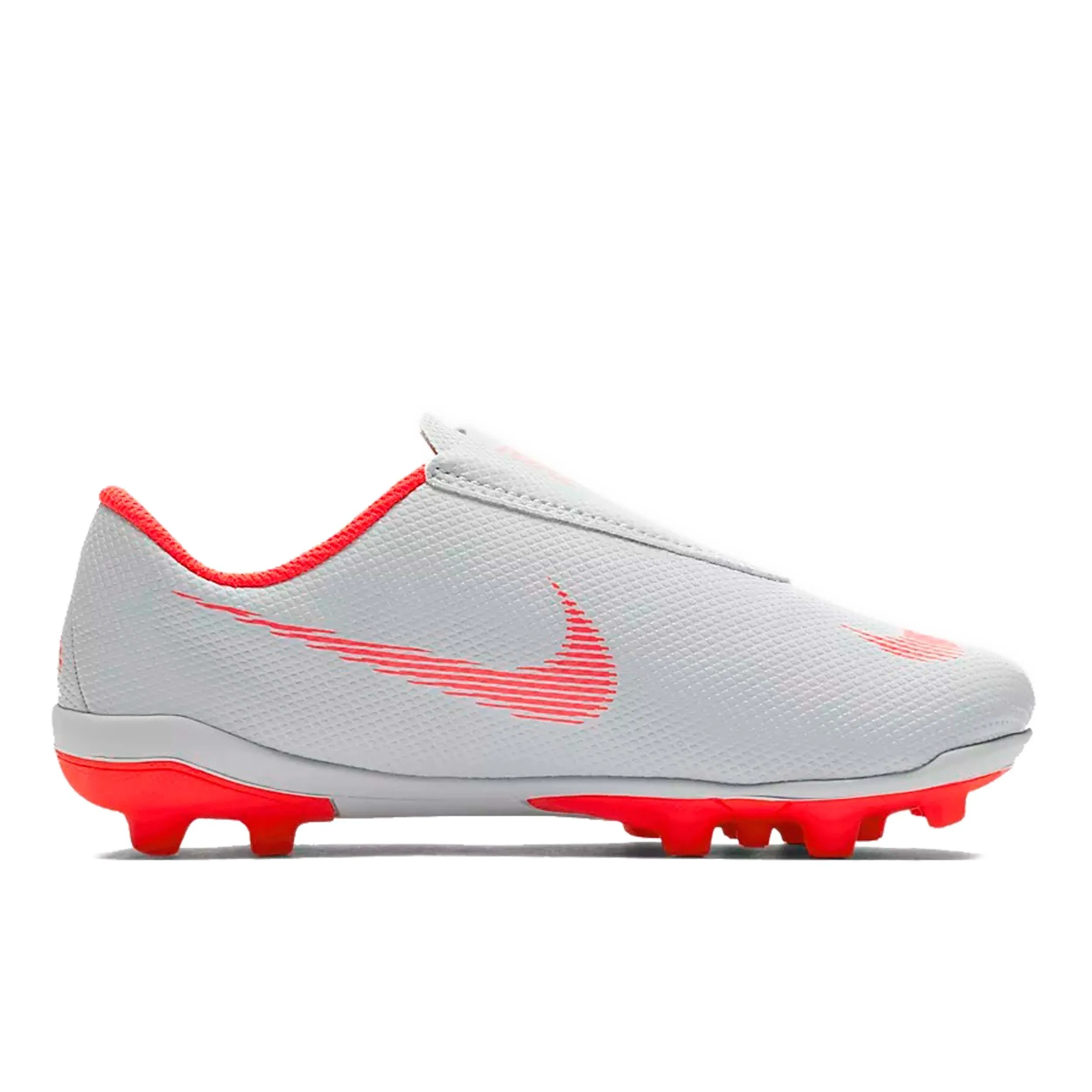 Zapatos Fútbol Niño Nike Mercurial Vapor 12 Club FG/MG Blanco