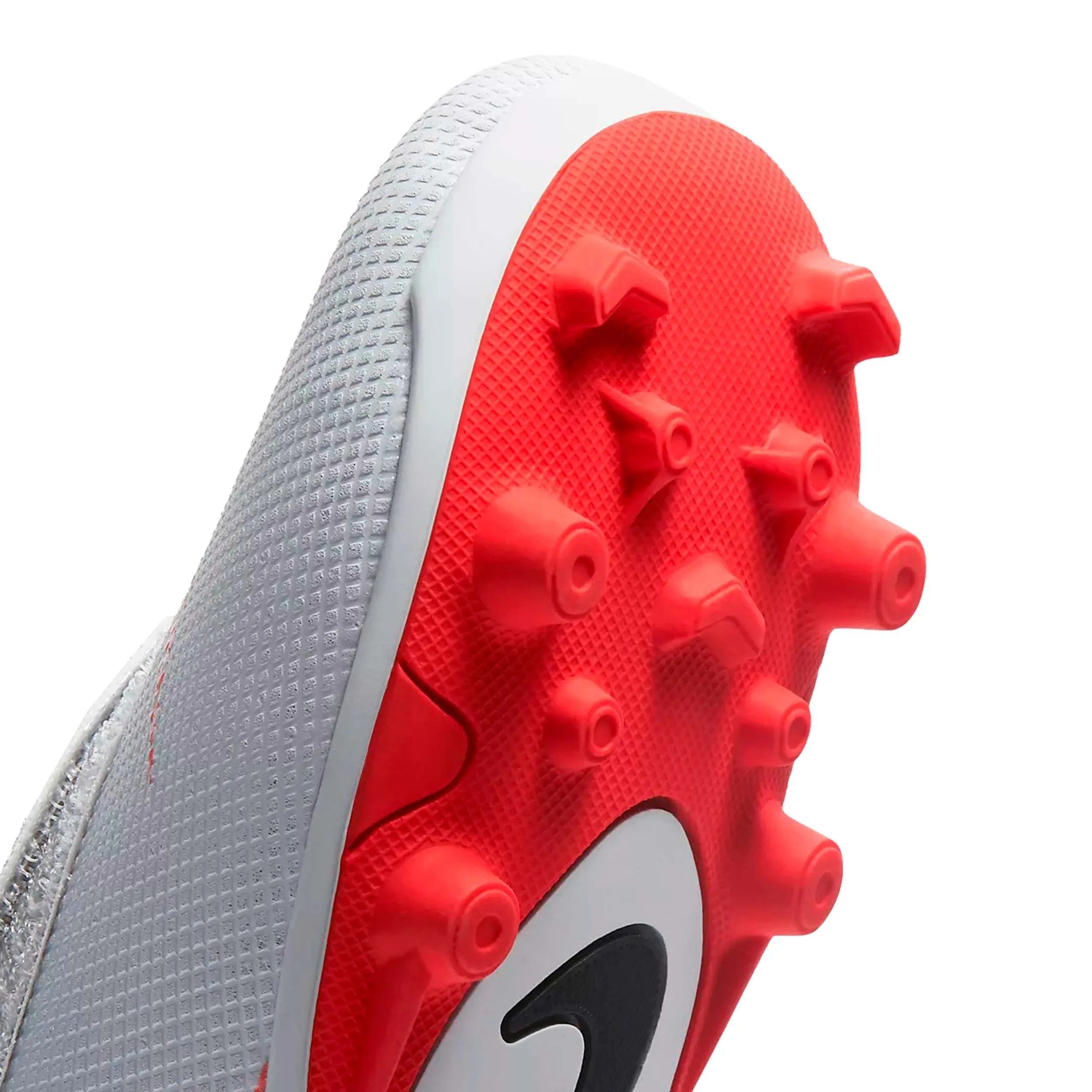 Zapatos Fútbol Niño Nike Mercurial Vapor 12 Club FG/MG Blanco