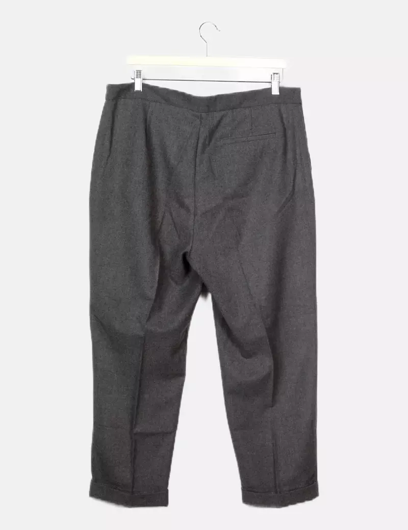 Zara Pantalón gris casual